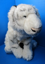 FAO Schwarz ToysRUs White Siberian Tiger Realistic Plush Blue Eyes 20" Realistic