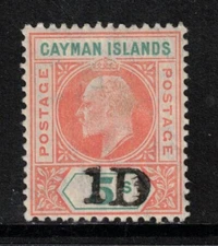 Cayman Islands #19 Very Fine Never Hinged