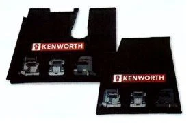 Alfombrillas de goma negras Kenworth OEM con logotipo -07/2005 y más-T600 660 800 W900 C500 Foto 3 de 3