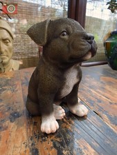 STAFFORDSHIRE BULL TERRIER  PUPPY, Home or Garden Ornament. Vivid Arts Pet Pals