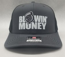 Blowin Money Turbo Snapback Hat - Diesel Jdm Trucker Duramax Powerstroke