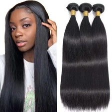 Bone straight bundles natural color straight human hair Bundles