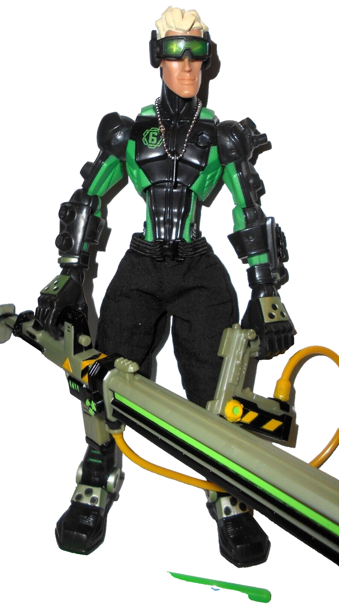 GI Joe HI TECH MIRAGE 8 inch Sigma Six 6 2005 2006 near complete