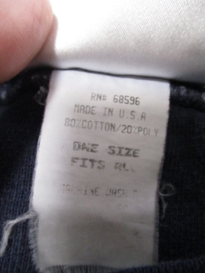 DKNY Jeans Atletismo Vintage Años 90 Y2K Hecho en EE. UU. Azul Sudadera Relajada Talla Única Foto 3 de 4