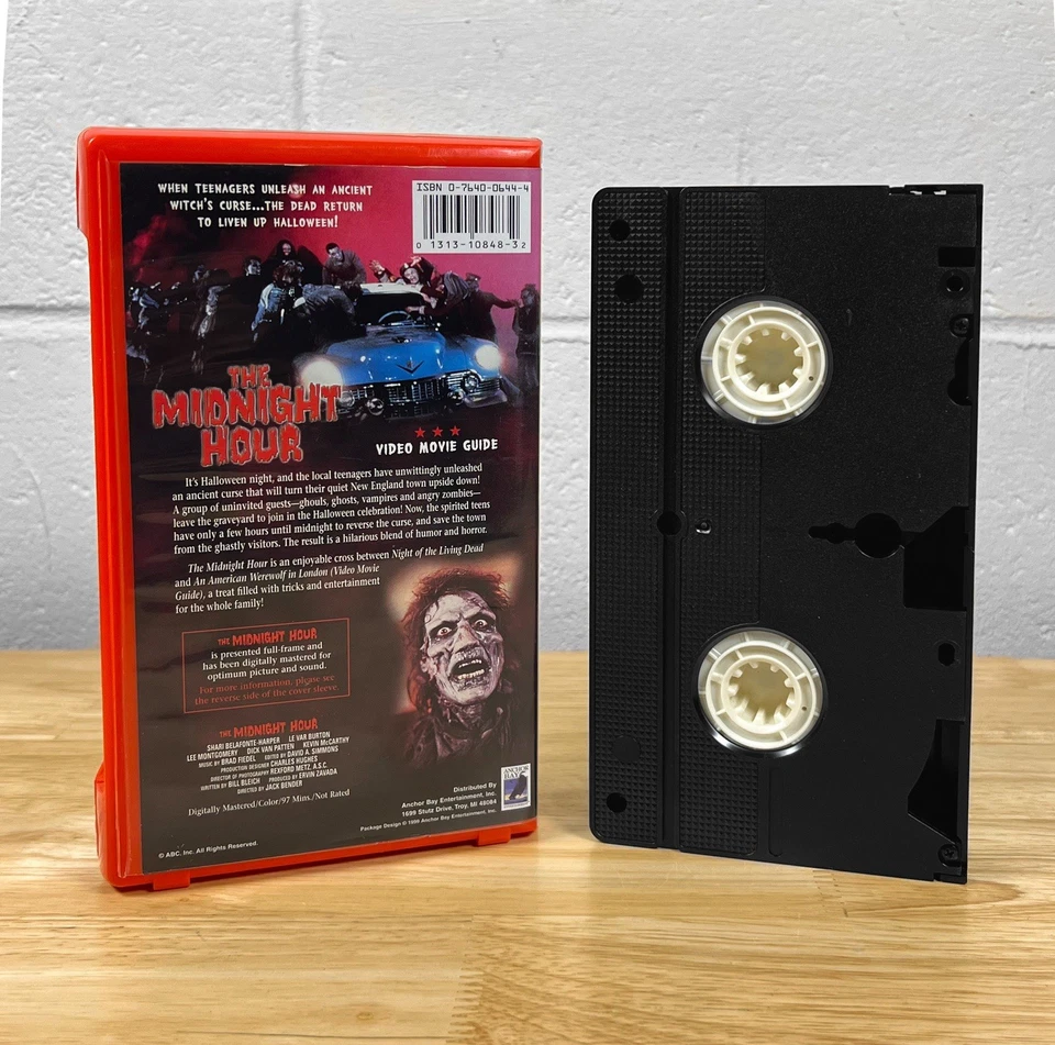 The Midnight Hour Collector’s Edition VHS Tape 1999 Anchor Bay Horror Comedy OOP - Image 2 of 4