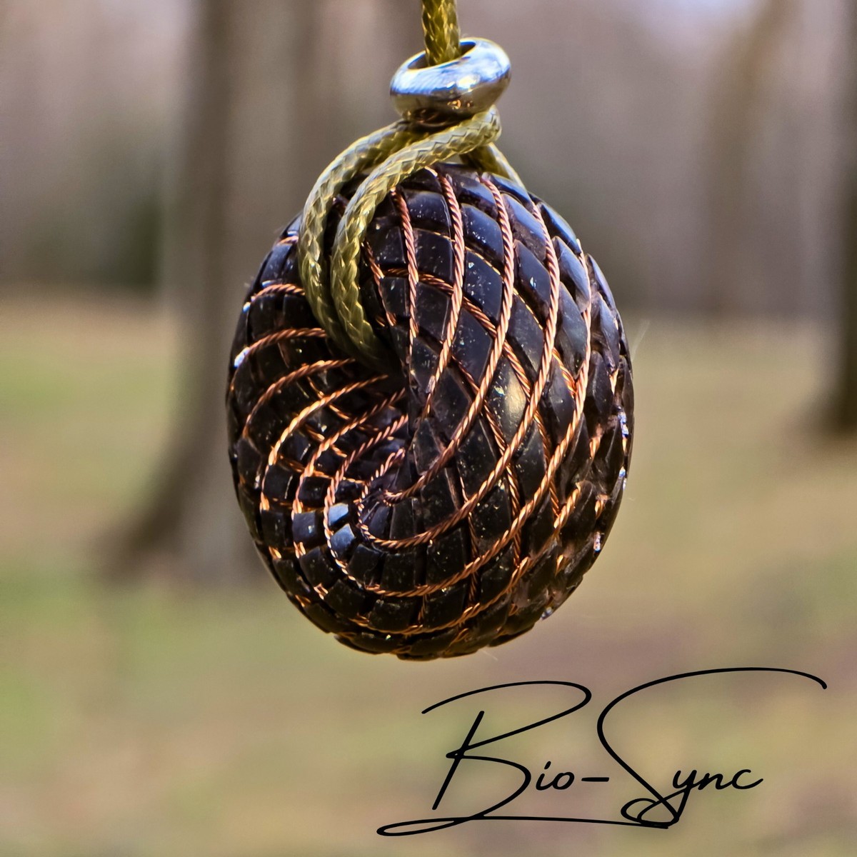 Phi Torus Vortex Energy Pendant Quantum⁶ Shungite, Terahertz, Ge