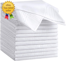 12 Pack Handkerchiefs for men, 100 Soft Cotton 16x16 Inch Men's Handkerchiefs,