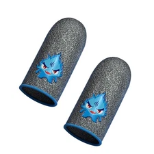 2Pcs Screen Game Finger Sleeve Game Controller Sweatproof Finger Cots For PUBG
