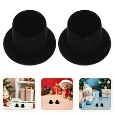 40 Pcs Snowman Top Hat for Crafts Mini Crafting Accessories Hats