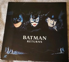 Batman Returns Laserdisc 1992 Michael Keaton Danny Devito Michelle Pfeiffer