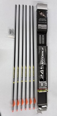 Item 4072 - Victory Archery VForce Elite Arrows 300 Spine 6 Arrows Included