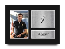 Eric Winter The Rookie Tim Bradford Printed Signed Autograph Picture for TV Fans