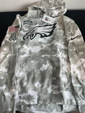 PHILADELPHIA EAGLES Men’s Nike 2024 Salute To Service Arctic Camo Hoodie XL NWT