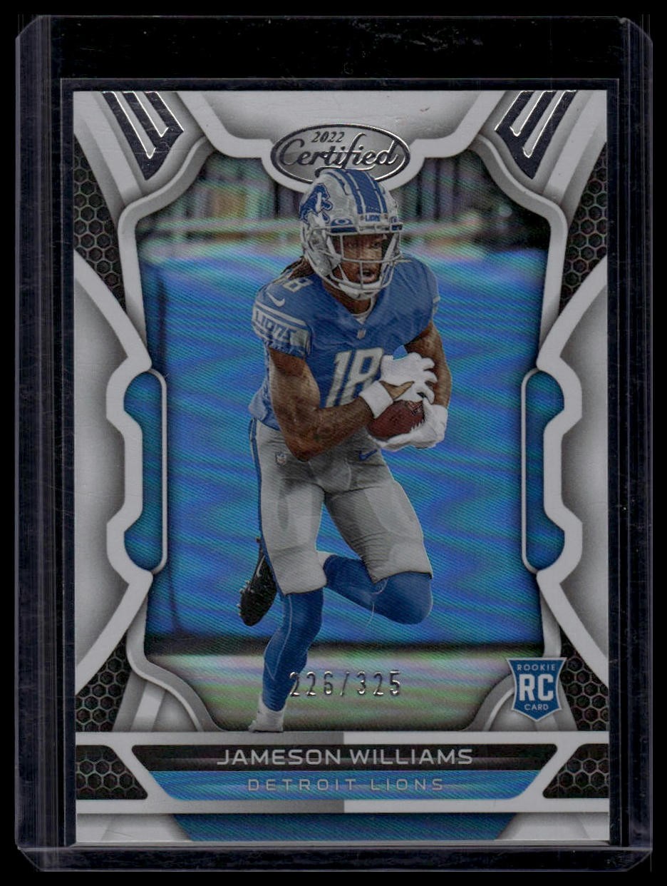 2022 Panini Certified #116 Jameson Williams Mirror #/325
