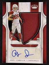 2019 Chronicles #SA15 Andy Isabella Crown Royale Rookie Silhouette Auto RPA /99