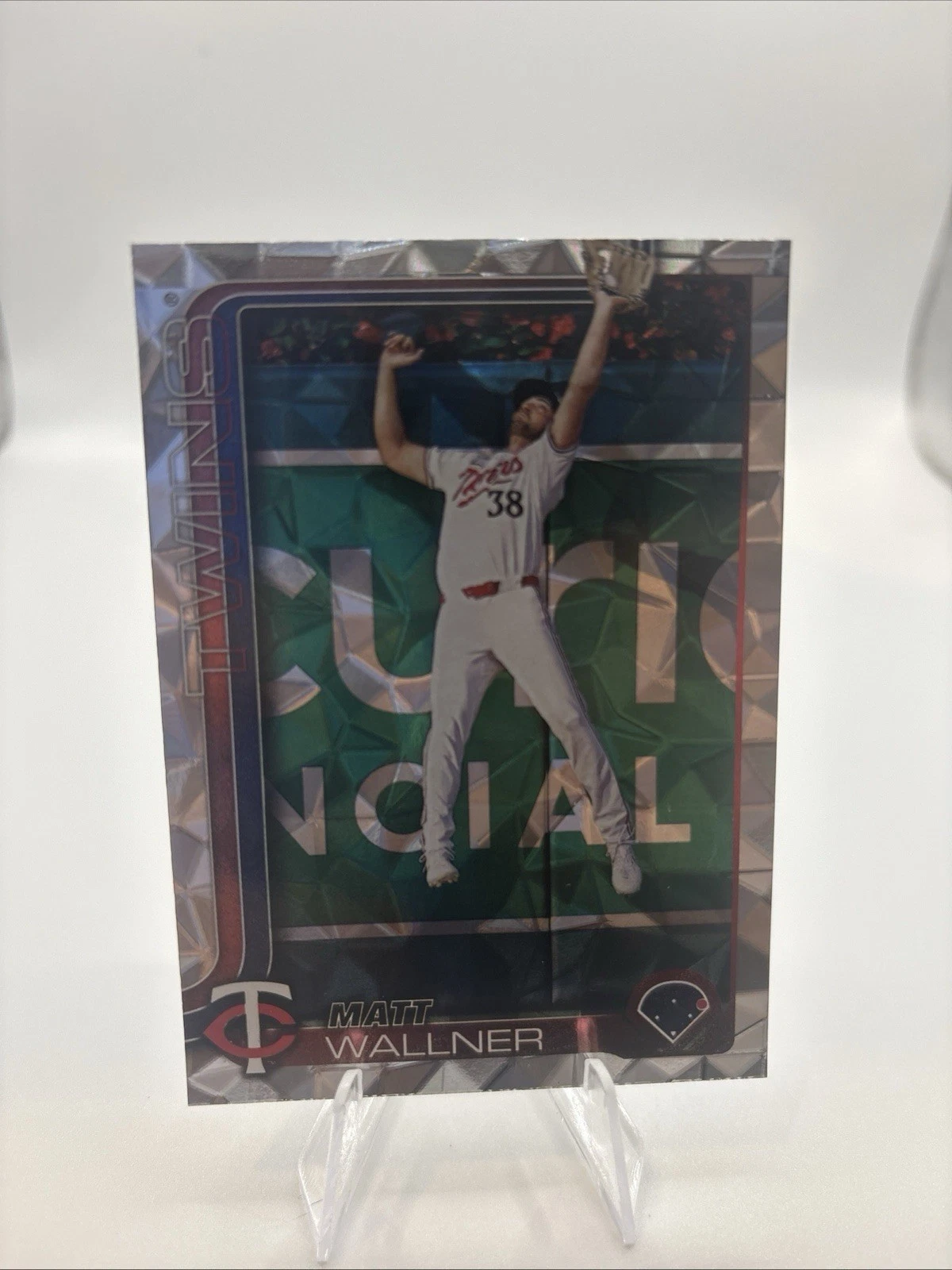 Matt Wallner Minnesota Twins 2025 Topps Diamante Foil Parallel #547