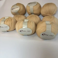 Ella Rae Classic Superwash Wool Yarn, 9 skeins Dye Lot 667 Washable Wool NEW