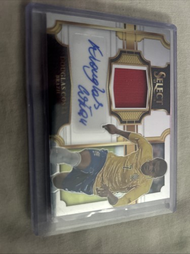 2017-2018 Panini Select Douglas Costa Brazil Auto Match Worn Patch 116/299