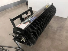 72" Hydraulic Skid Steer Broom Angle Sweeper Loaders Attachment Angle Brooms AGT