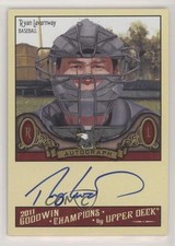 2011 Upper Deck Goodwin Champions Auto Ryan Lavarnway #A-RL Auto 0n7b