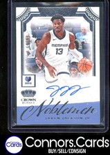 Jaren Jackson Jr. Auto 2023-24 Panini Crown Royale #NM-JJJ Noblemen /99