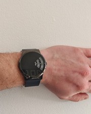 Softech London Jump Hour Watch Navy Blue Stainless Steel Quartz M101 QG1133