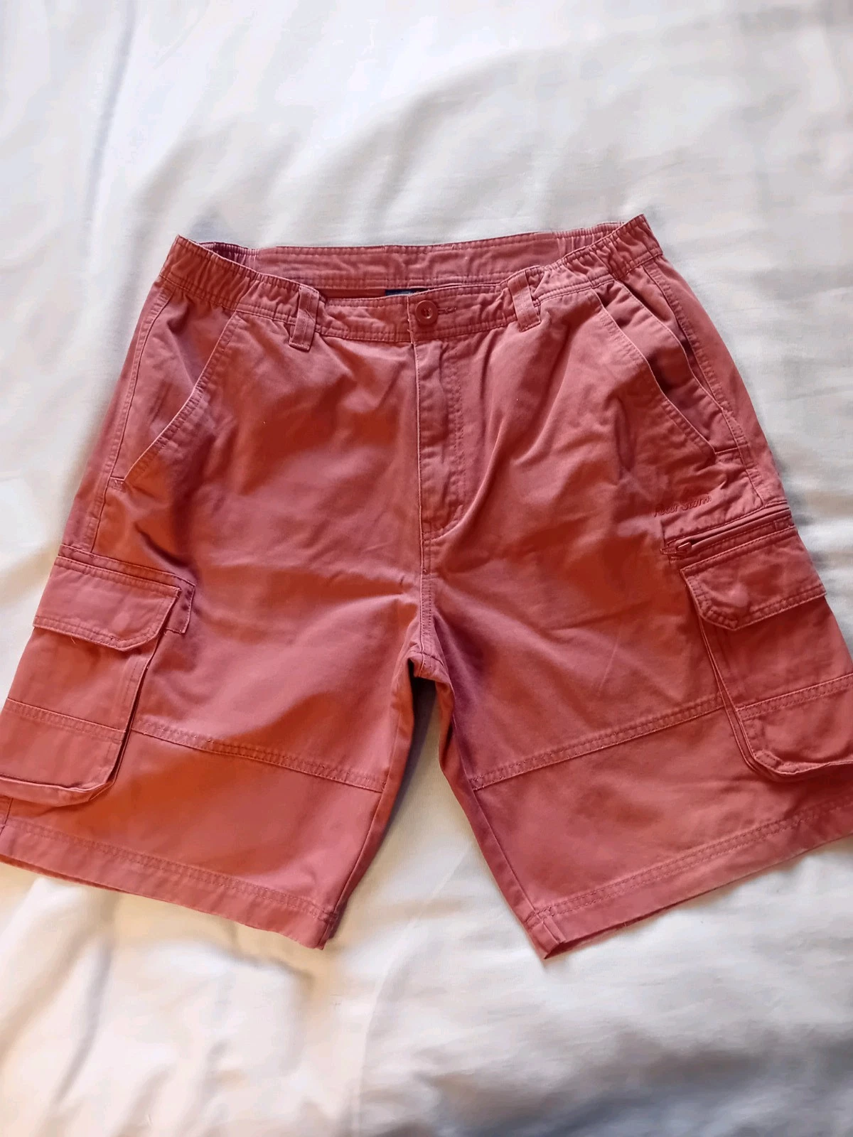 Peter Storm Men's Cargo Shorts Size 36" Waist Rust Colour Comfort Fit Walk/Hikes