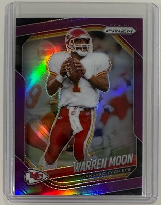 2025 Panini Prizm Warren Moon Purple /125 Prizm SP Chiefs 