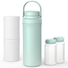 Breast Milk Cooler Bottle 22oz Portable Travel Chiller with Bottles