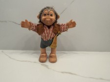 Vintage STEIFF 4.5" HEDGEHOG "MACKI" Figure w/BRASS BUTTON TAG GERMANY