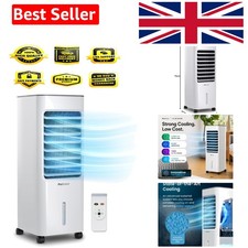 Image of 4-in-1 Air Cooler with 5 Litre Capacity, Remote, and LED Display - White