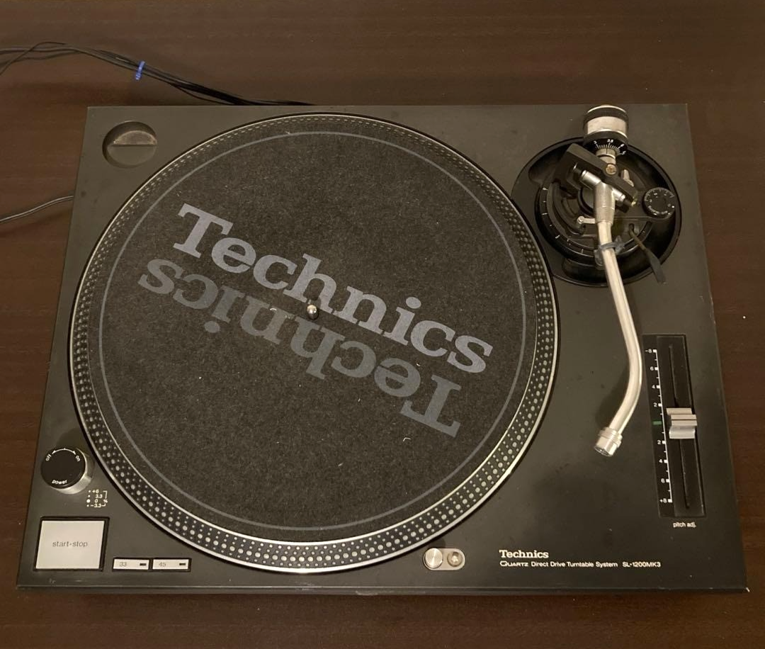 Technics SL-1200MK3 ターンテーブル 黒 Technics SL-1200MK3 レコードプレイヤー ターンテーブル Technics SL