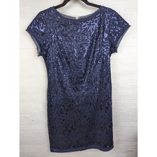Vince Camuto Blue Sequin Cocktail Dress, SZ 10