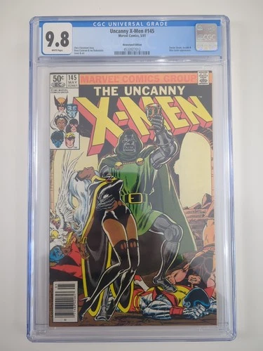Uncanny X-Men 145 CGC Graded 9.8 NM/MT Newsstand Dr. Doom Marvel Comics 1981