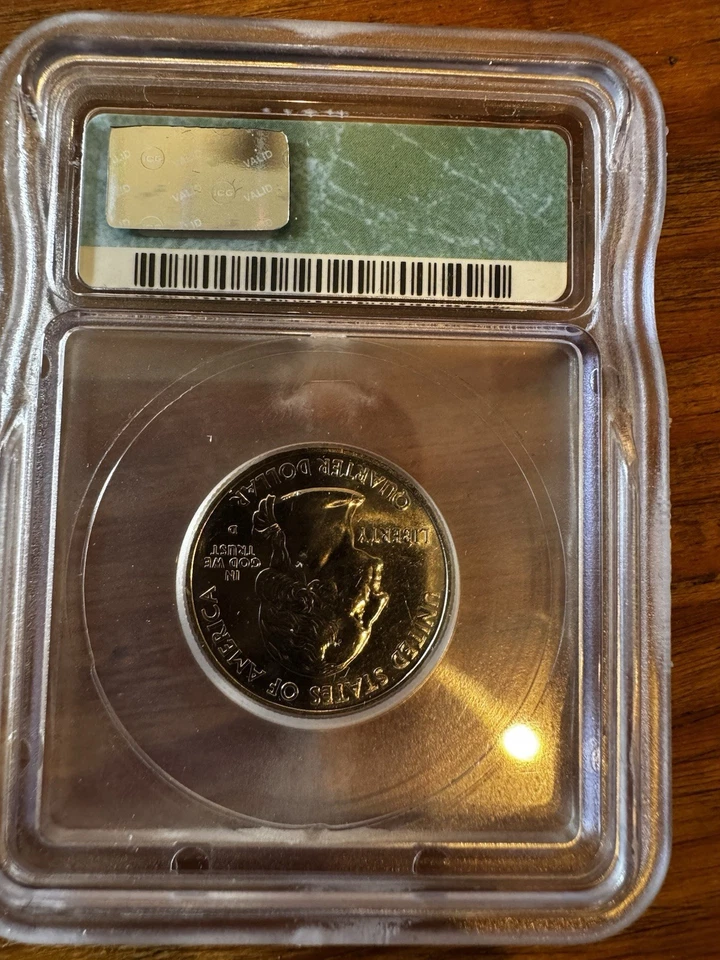 2004-D Wisconsin State Quarter Extra Leaf High Variety MS-65 - Image 2 of 2