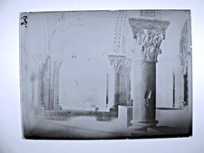 N62: Négatif en verre 6,5x9 cm d'Espagne: Intérieur basilique San Isidoro à Léon