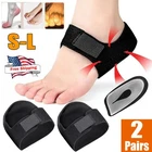 2/4pcs Plantar Fasciitis Heel Cups for Heel Pain Updated Protectors Sleeves Pads