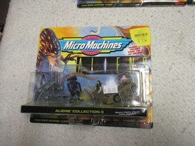 MICRO MACHINES ALIENS COLLECTION 1 2 & 3 COMPLETE SET ALL NEW SEAL MOC GALOOB