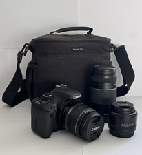 Canon EOS 600D 18MP DSLR Camera With Lenses + Kit