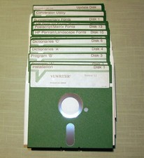 24x hellgrüne 5,25 IBM PC Disketten (um 1990...