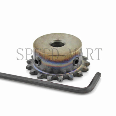 1 PCS 04C 26 Teeth Sprocket Bore 14mm Metal Pilot Motor Gear Roller Chain Drive