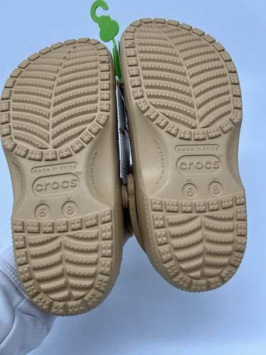 Crocs Adult Classic Clogs Wheat Mens 6/Women’s 8 NWT - Imagen 6 de 6
