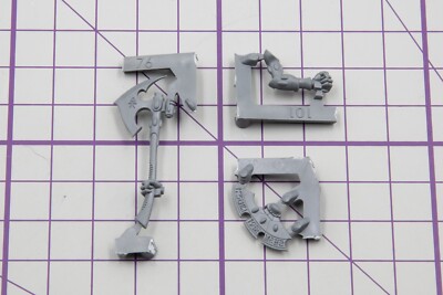 Warhammer 40k / Kill Team: Aeldari Wraithblades Ghost Axe & Scatter Shield