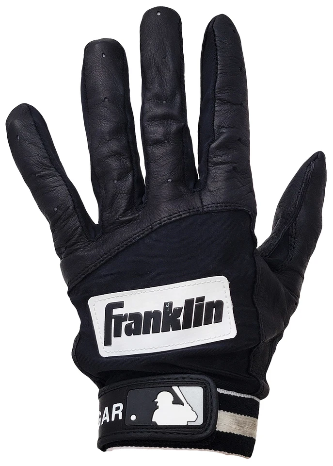 Edgar Martinez Auto Franklin Game Used Black Batting Gloves Certificate - Image 4 of 4