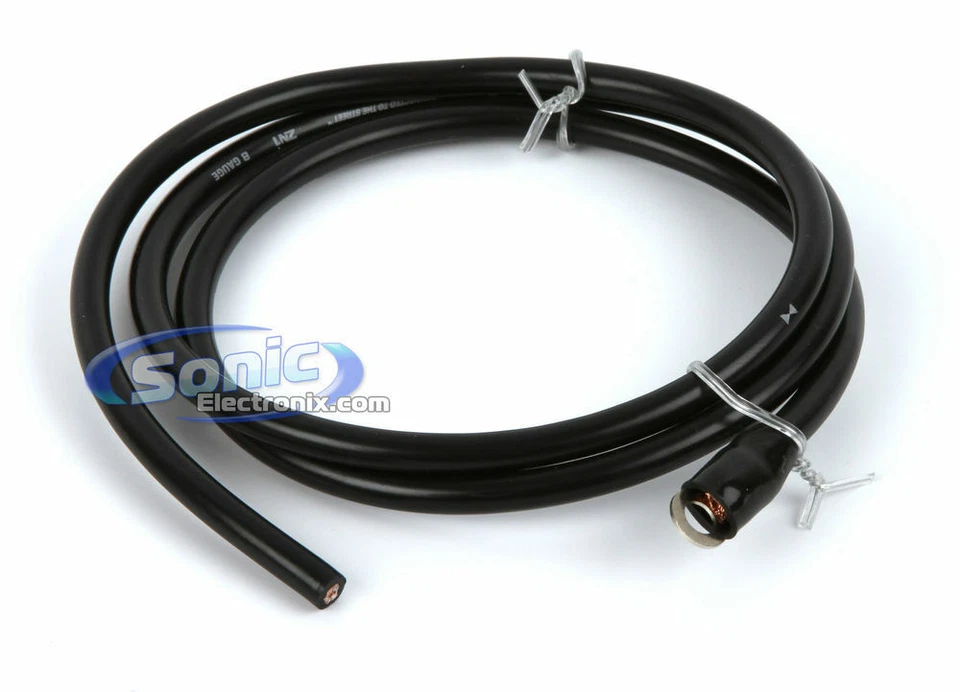 StreetWires ZN1K-08 8 Gauge Amplifier Amp Install Installation Kit Red/Black - Image 4 of 4