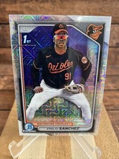 Emilio Sanchez 2024 Bowman Chrome #BCP-241 Mega Box 1st Bowman Mojo Refractor