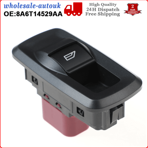 FOR FORD FIESTA MK7 2009 - 2012 FRONT DOOR PASSENGER SIDE WINDOW CONTROL SWITCH - Picture 8 of 9