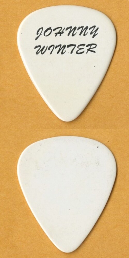 Johnny Winter concert tour collectible stage Guitar Pick