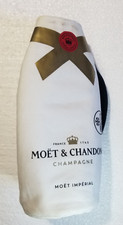 Moet & Chandon Champagne Bottle Cover Moet Imperial White Zipper & Snap