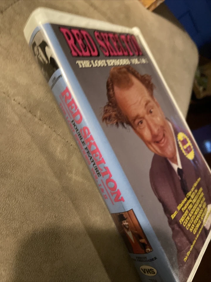 Red Skeleton the Lost Episodes Vol 1 & 2 VHS Movie Double Feature -Clamshell B&W - Image 3 of 4